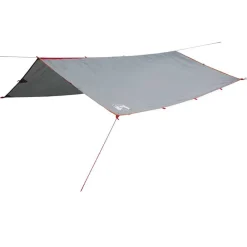 Buitensport*vidaXL Kampeerluifel waterdicht 300x294 cm en oranje Grijs