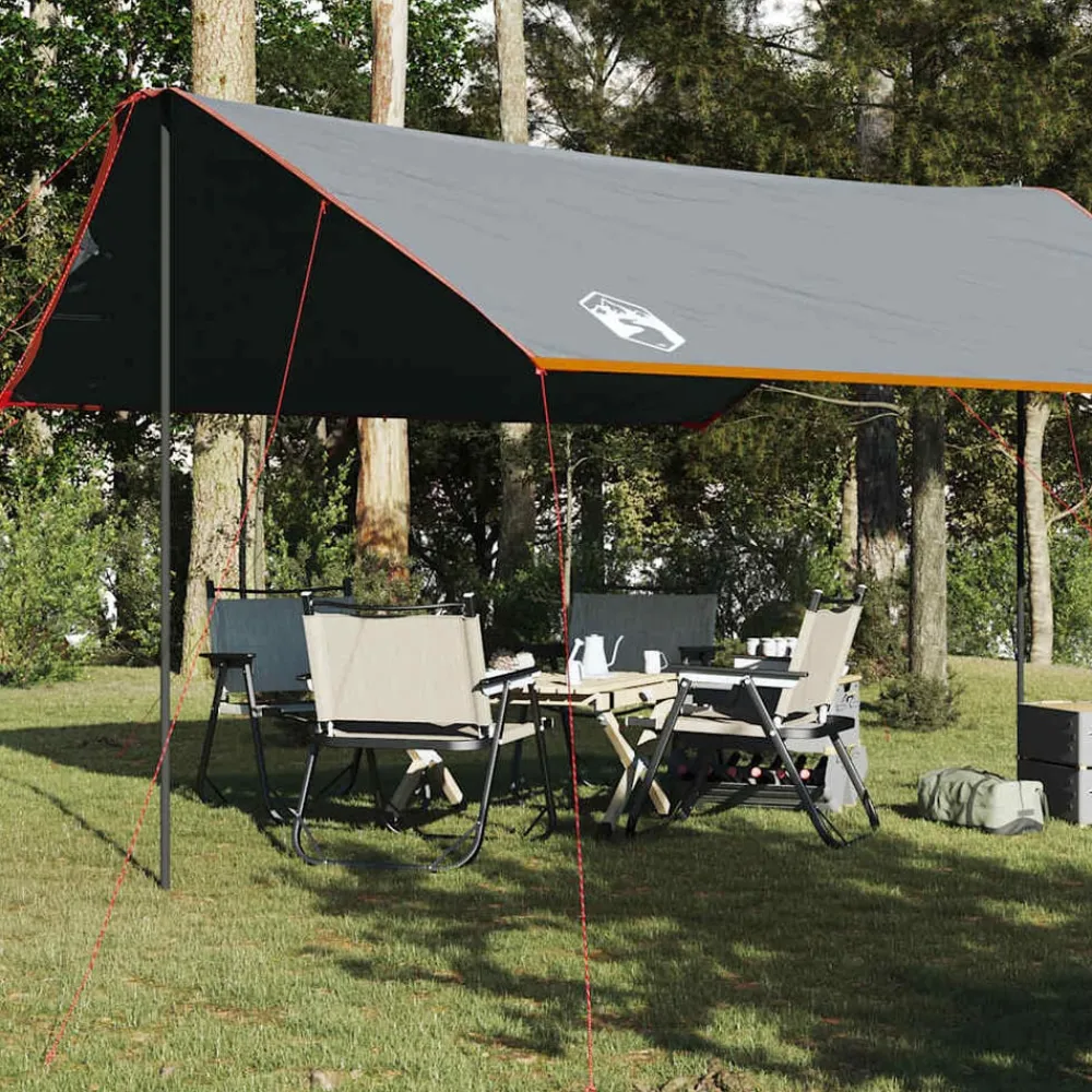 Kampeerluifel waterdicht 460x305x210 cm oranje>vidaXL