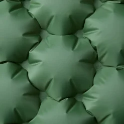 Buitensport*vidaXL Kampeermatras met kussens zelfopblazend 2-persoons Groen