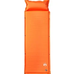 Kampeermatras met kussen zelfopblazend 1-persoons>vidaXL Clearance