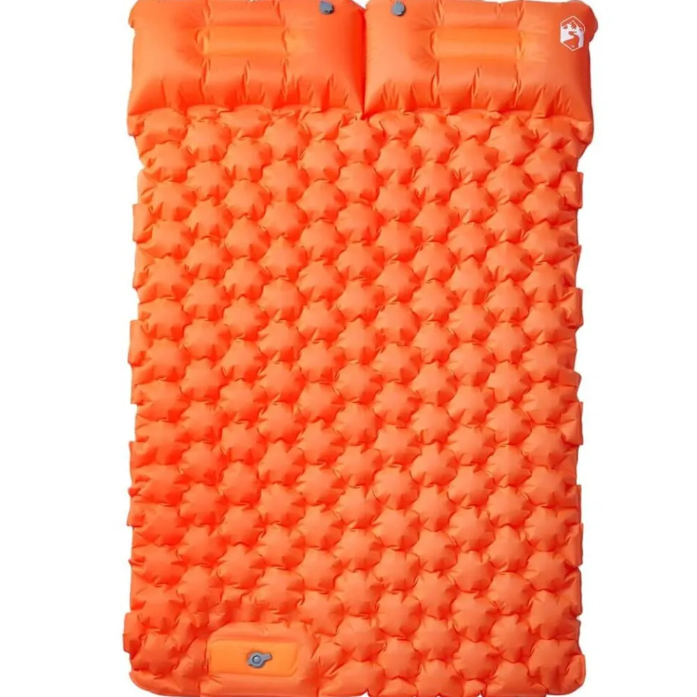 Kampeermatras met kussens zelfopblazend 2-persoons>vidaXL Best