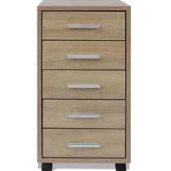Kantoor ladeblok op wielen 5 lades><noscript><img width=