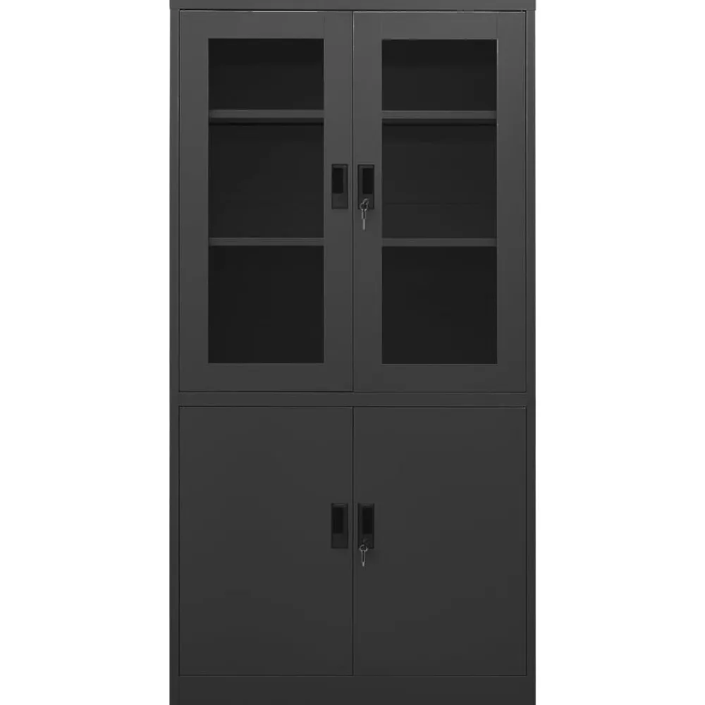 Kantoorkast 90x40x180 cm staal kleurig>vidaXL Clearance