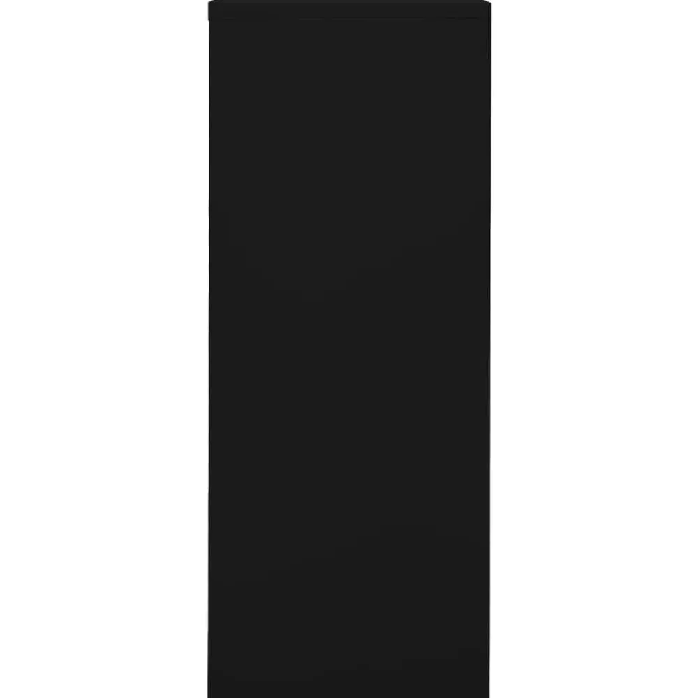 Kasten & Opbergmeubelen*vidaXL Kantoorkast 90x40x102 cm staal Zwart