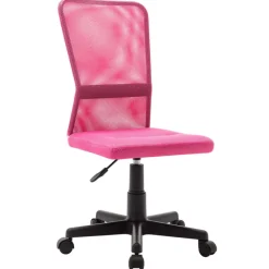 Kantoormeubelen*vidaXL Kantoorstoel 44x52x100 cm mesh stof Roze