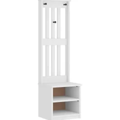 Kapstok SANDNES 45x40x159,5 cm massief grenenhout>vidaXL