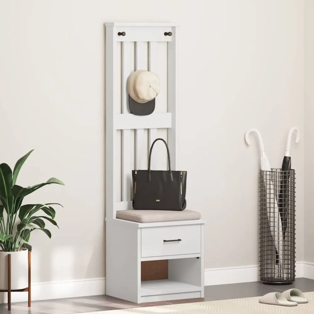 Kapstok SANDNES 45x40x159,5 cm massief grenenhout>vidaXL Sale