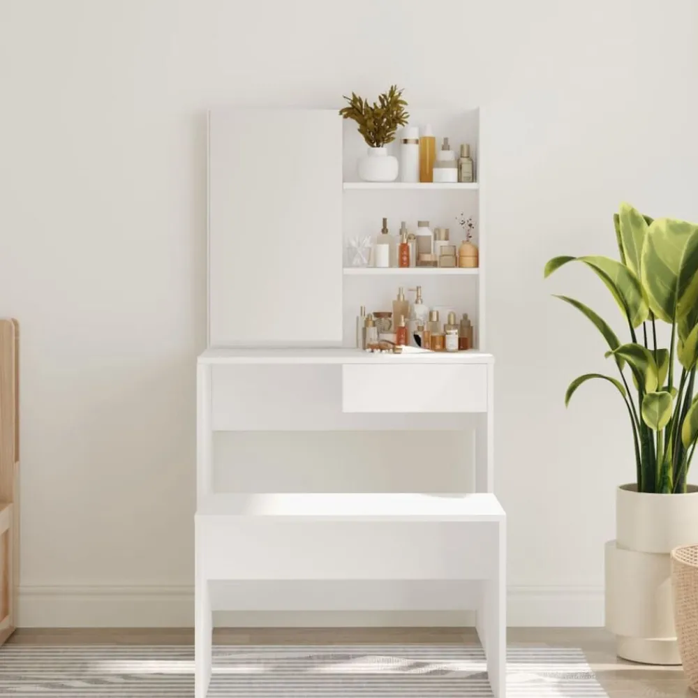 Kaptafel met spiegel 74,5x40x141 cm>vidaXL Sale