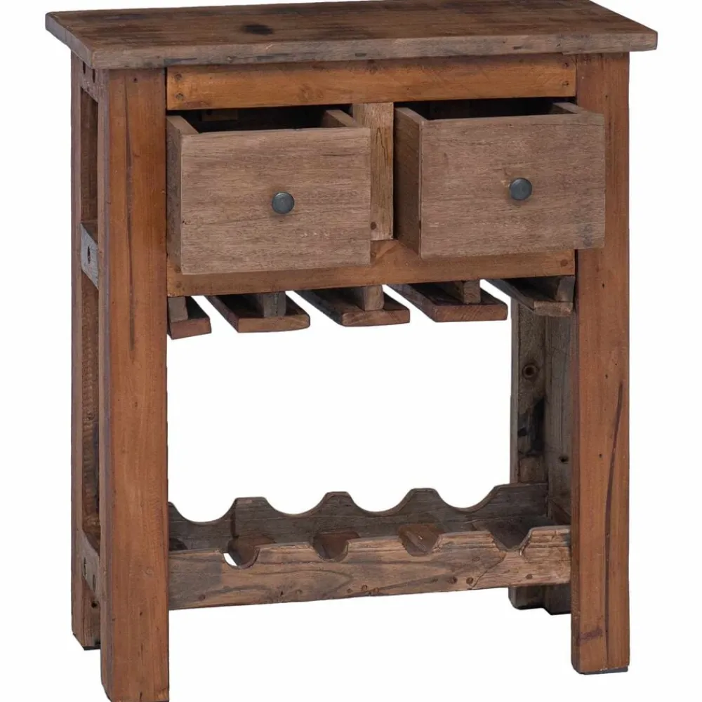 Keuken & Eetkamer*vidaXL Kast Bruin 60 x 30 x 70 cm Massief Gerecycled Hout