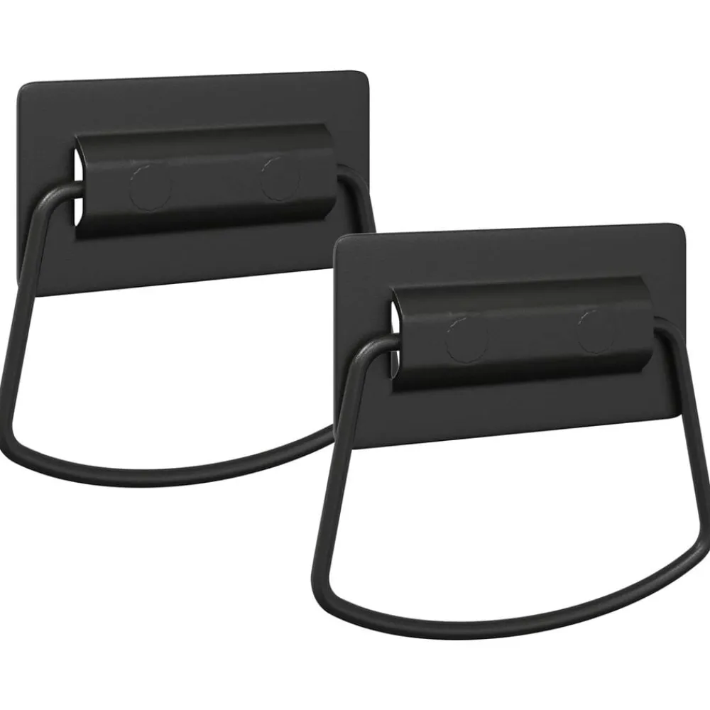 Bouwbeslag*vidaXL Kast Handvatten 2 pcs 85 x 45 mm Metaal Zwart