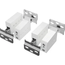 Kast Hangbeugel 2 pcs Wit 70 x 48 x 19 mm Ijzer en Plastic>vidaXL Sale