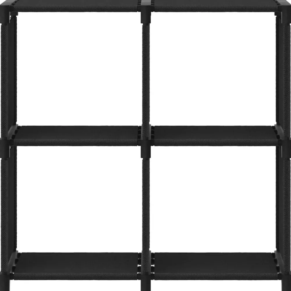 Kast met 4 vakken 69x30x72,5 cm stof>vidaXL Hot