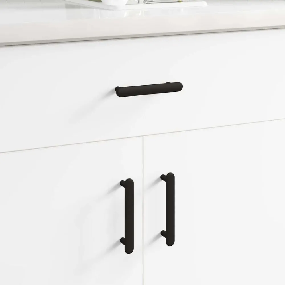 Kasthandgreep 2 pcs Zwart 121 x 16.6 x 28.3 mm IJzer>vidaXL Best