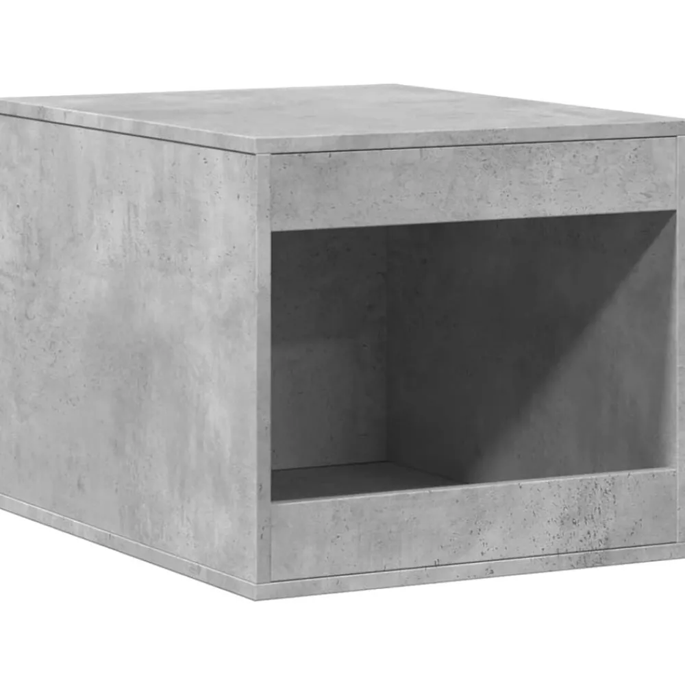 Huisdierbenodigdheden*vidaXL Kattenbakkast 47x59x42 cm bewerkt hout Betongrijs
