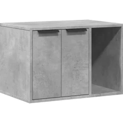 Kattenbakkast 60x40x40 cm bewerkt hout>vidaXL Discount