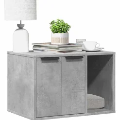 Kattenbakkast 60x40x40 cm bewerkt hout>vidaXL Discount