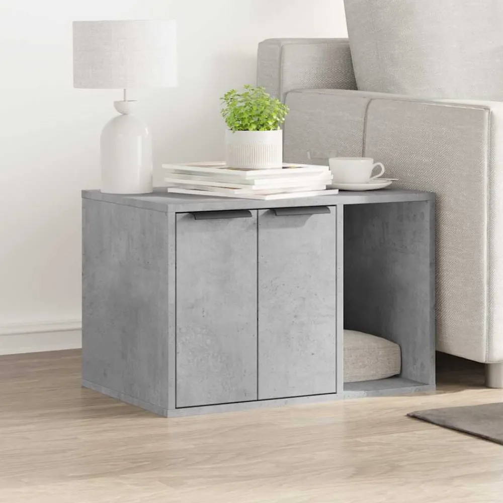 Kattenbakkast 60x40x40 cm bewerkt hout>vidaXL Discount