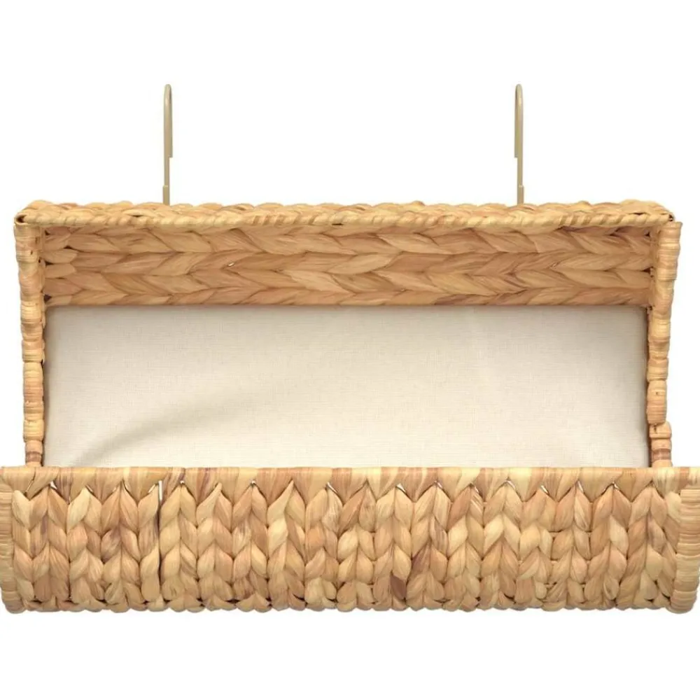 Kattenbed met kussen 37x20x20 cm waterhyacint>vidaXL Hot