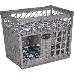 Kattenbed/huis/krabpaal met kussen vierkant wilgen>vidaXL Clearance