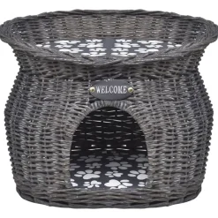 Kattenbed/huis/krabpaal met kussen wilgen>vidaXL Clearance