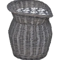 Kattenbed/huis/krabpaal met kussen wilgen><noscript><img width=