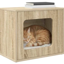 Kattenhuis Sonoma 51 x 30 x 42,5 cm Bewerkt hout><noscript><img width=