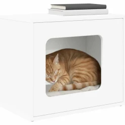 Kattenhuis 51 x 30 x 42 cm Bewerkt hout><noscript><img width=