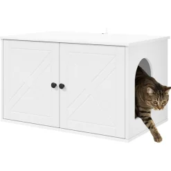 Kattenhuis 85 x 55 x 50,5 cm Bewerkt hout><noscript><img width=