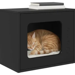 Kattenhuis 51 x 30 x 42,5 cm Bewerkt hout><noscript><img width=
