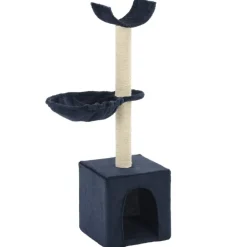 Huisdierbenodigdheden*vidaXL Kattenkrabpaal met sisal krabpalen 105 cm Blauw