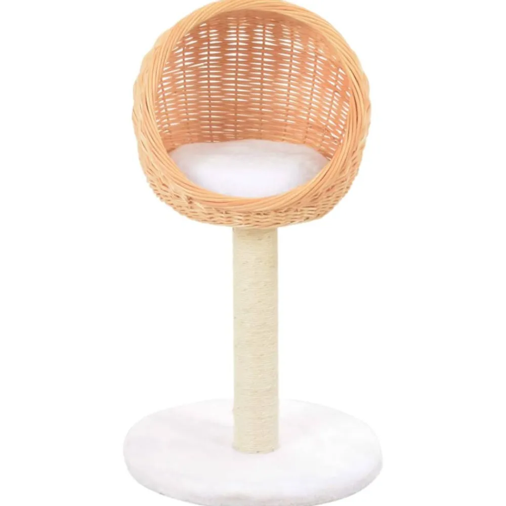Kattenkrabpaal met sisal krabpaal natuurlijk wilgenhout>vidaXL Outlet