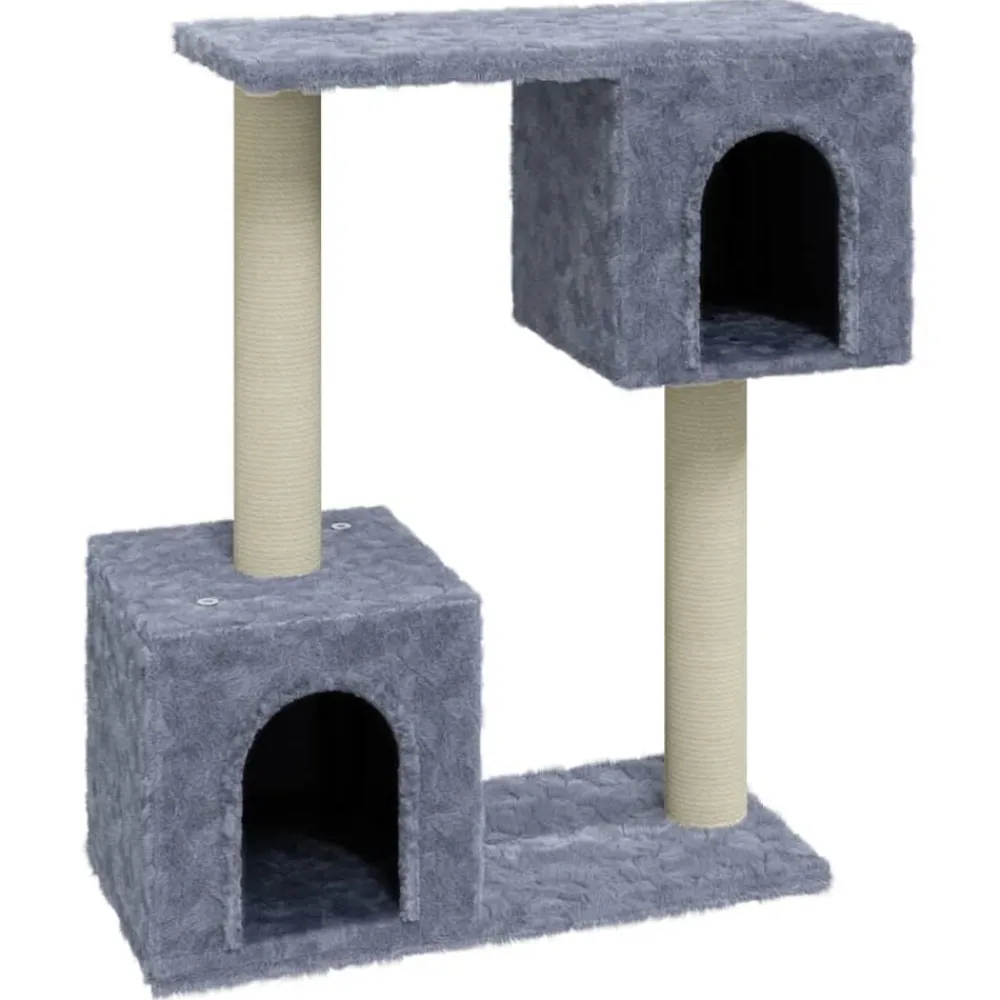 Huisdierbenodigdheden*vidaXL Kattenkrabpaal met sisal krabpalen 60 cm Lichtgrijs