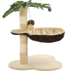 Kattenkrabpaal met sisal krabpaal 50 cm beige en bruin>vidaXL
