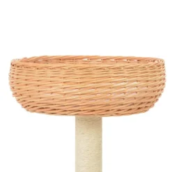 Kattenkrabpaal met sisal krabpaal natuurlijk wilgenhout><noscript><img width=