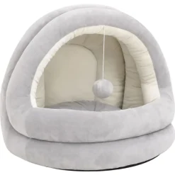 Kattenmand 40x40x35 cm en crèmekleurig>vidaXL Sale
