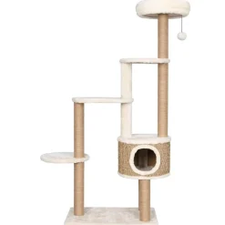 Huisdierbenodigdheden*vidaXL Kattenmeubel met luxe kussen en krabpalen 148 cm zeegras