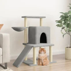Kattenmeubel met sisal krabpalen 96,5 cm>vidaXL Hot