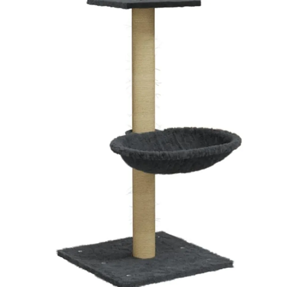 Huisdierbenodigdheden*vidaXL Kattenmeubel met sisal krabpaal 74 cm Donkergrijs