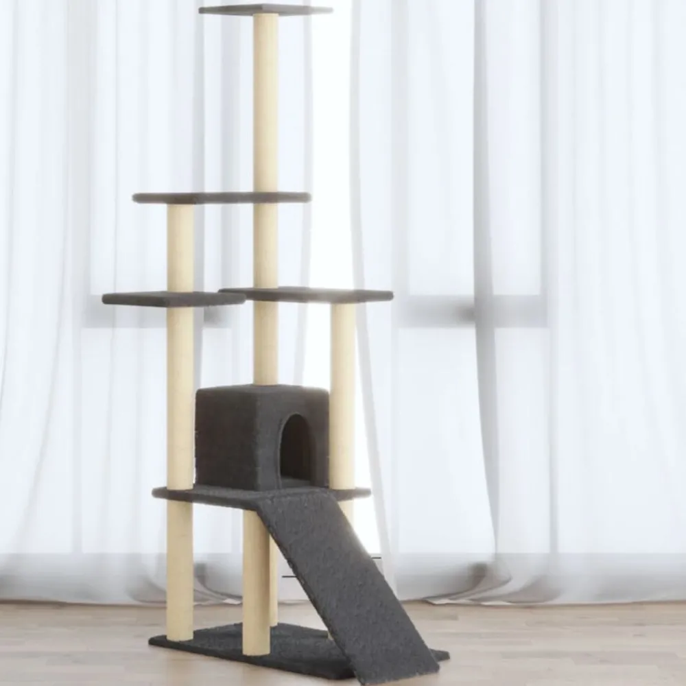 Kattenmeubel met sisal krabpalen 155 cm>vidaXL Outlet