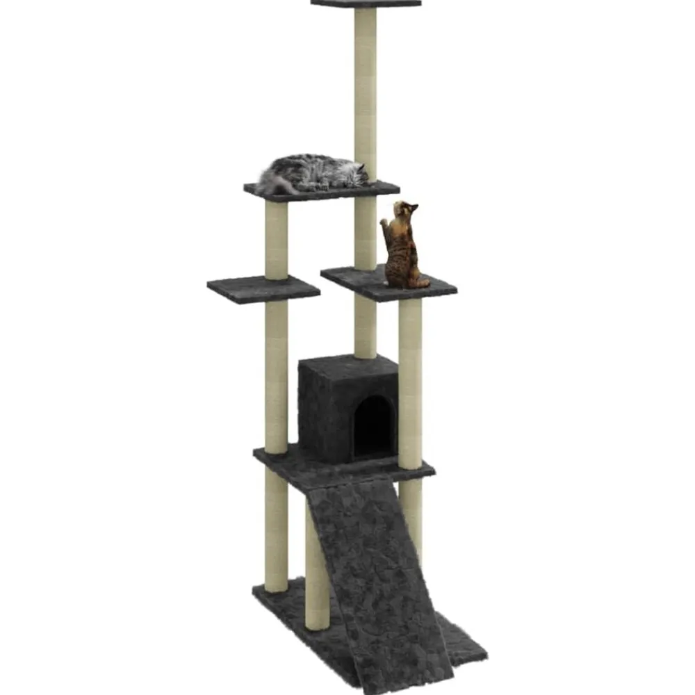 Kattenmeubel met sisal krabpalen 155 cm>vidaXL Outlet