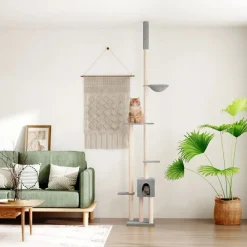 Kattenmeubel vloer tot plafond 258,5-284,5 cm>vidaXL Online