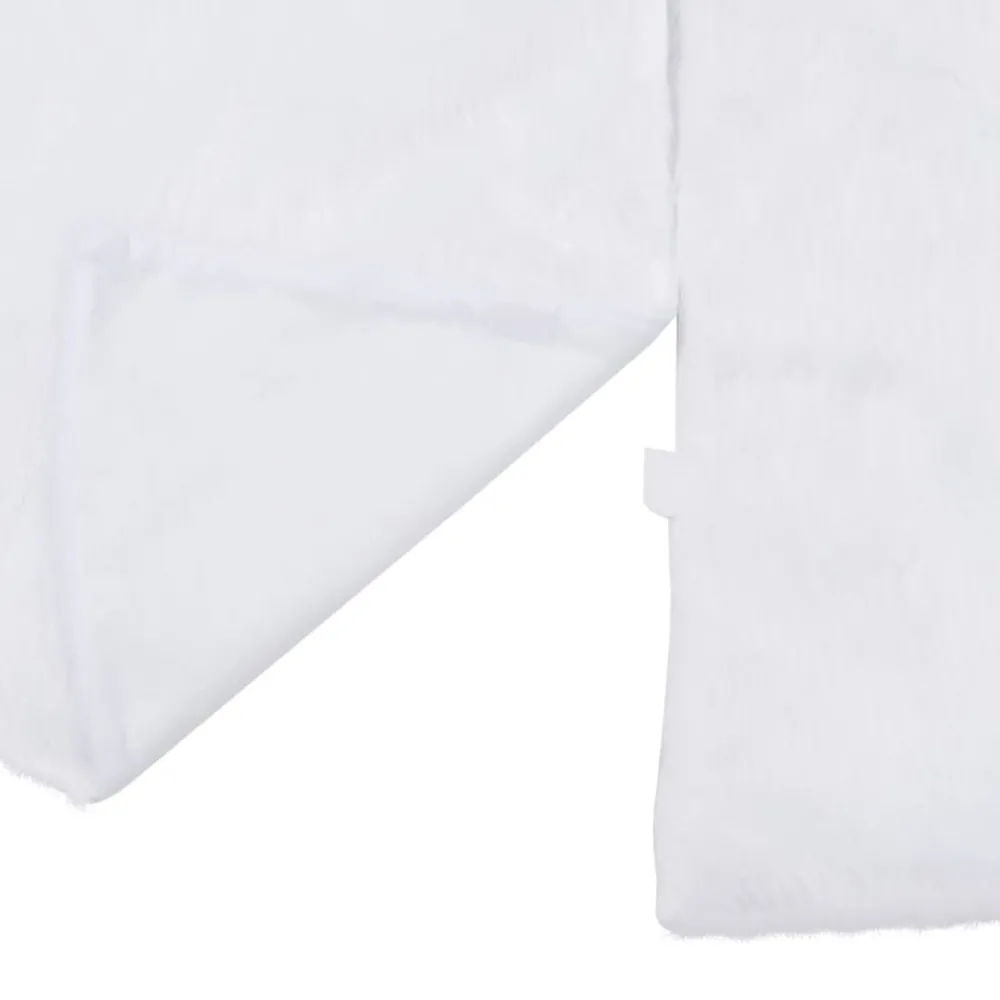 Kerstboomrok Wit 90 cm Imitatiebont>vidaXL