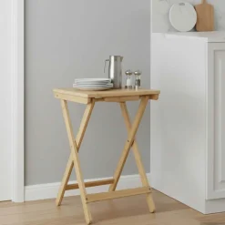Keuken Tafel Naturel 40 x 30 x 53,5 cm Bamboe>vidaXL