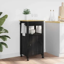 Keuken Trolley MONZA 48 x 40 x 88,5 cm Massief Vurenhout>vidaXL Clearance