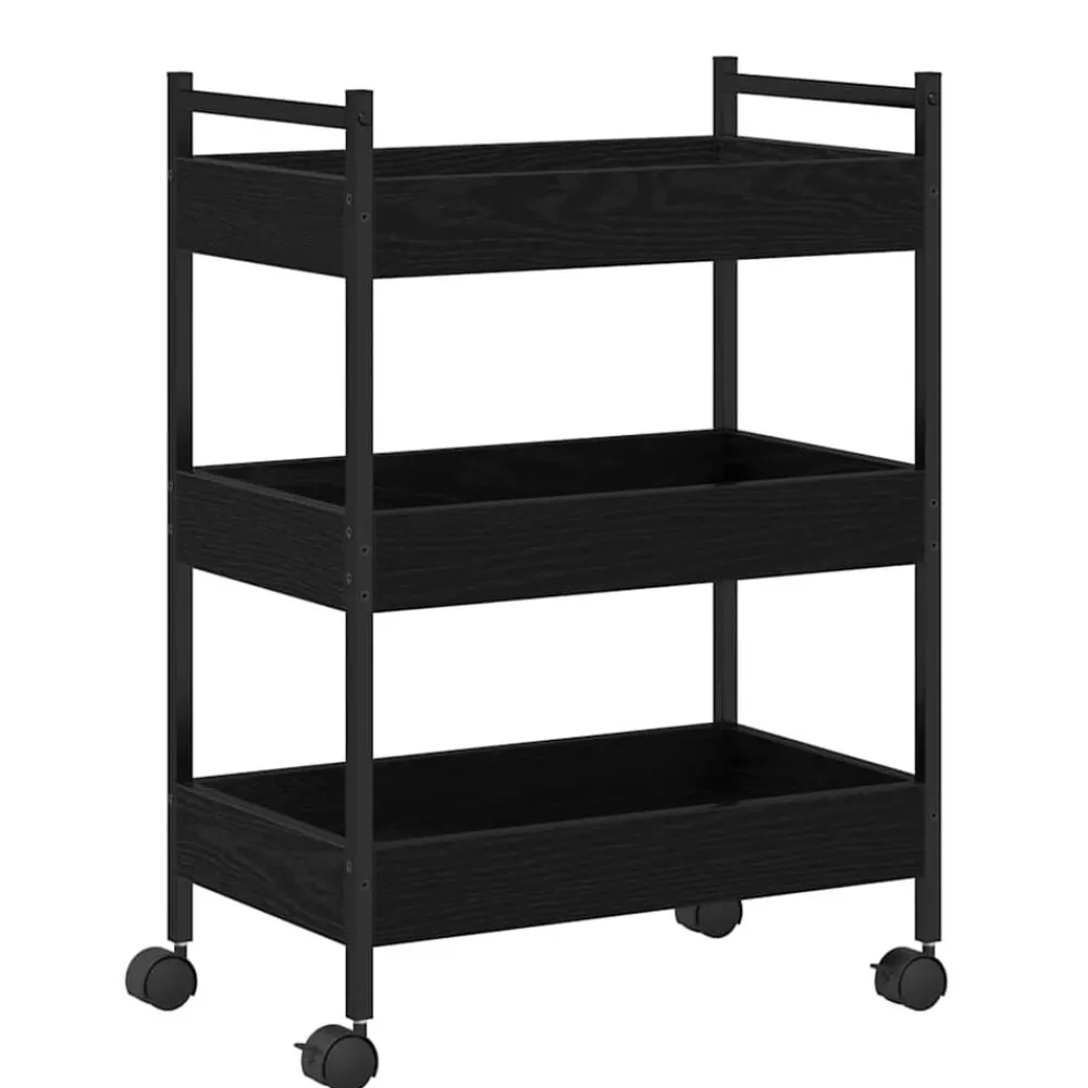 Keuken Trolley 50 x 30 x 70 cm Bewerkt hout>vidaXL Online