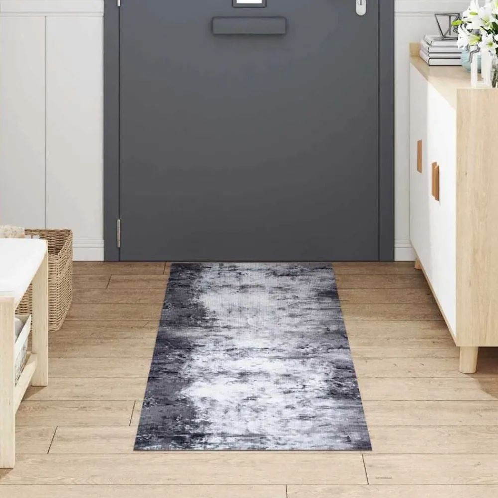 Keuken Vloerkleed Grijs 180 x 60 cm Fluweel>vidaXL Hot