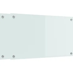 Keukenachterwand 2 pcs Wit 70 x 40 cm gehard glas>vidaXL Online