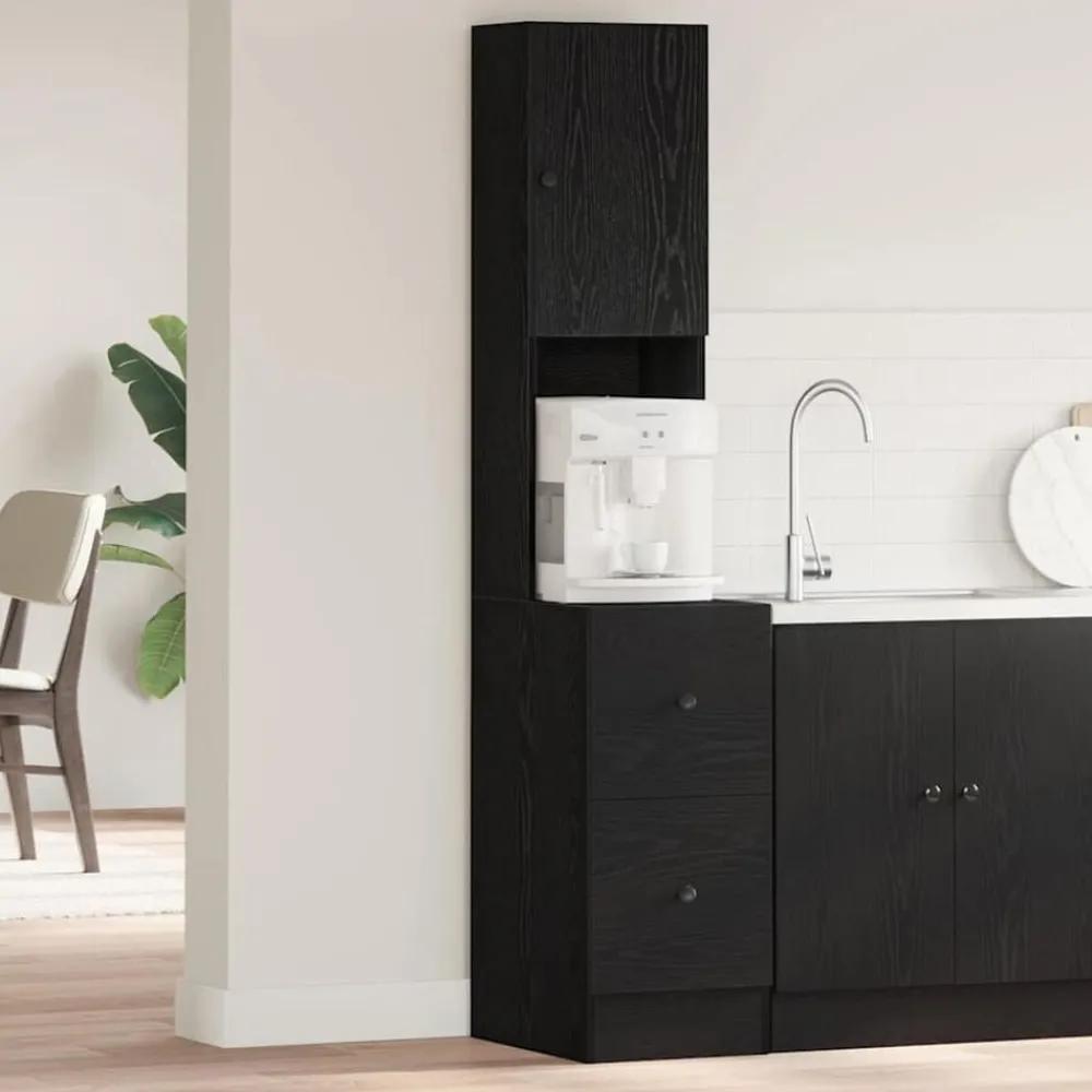 Keukenbuffet met lade met plank 32 x 50 x 180 cm>vidaXL Outlet