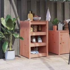 Kasten & Opbergmeubelen*vidaXL Keukenkast voor buiten MEPPEL 55x55x92 cm massief douglashout Natuurlijk douglashout