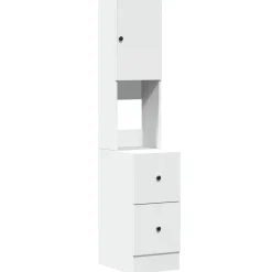 Kasten & Opbergmeubelen*vidaXL Keukenkast 35x50x180 cm bewerkt hout Wit